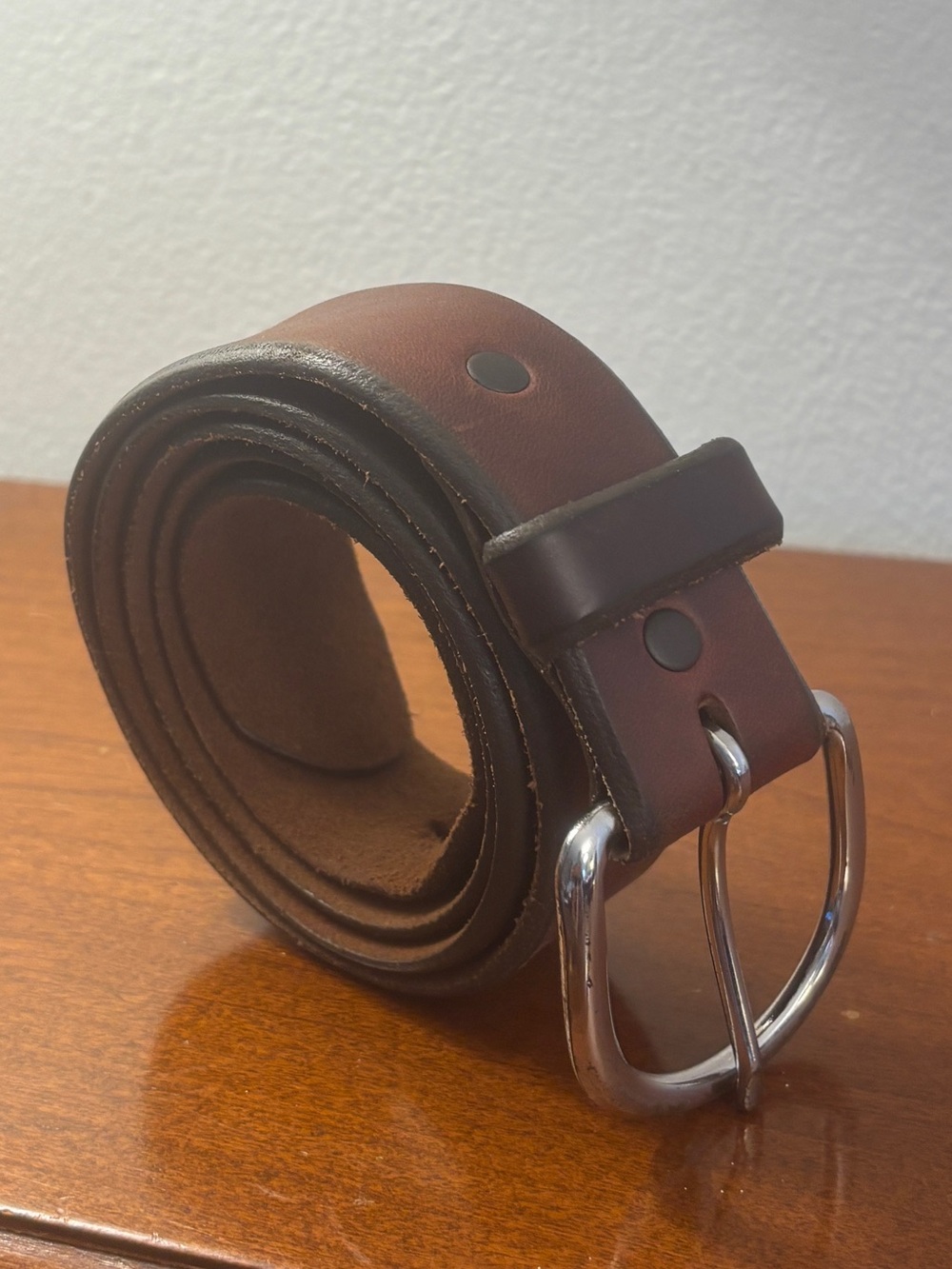Tony Lama Brown Leather Western Belt